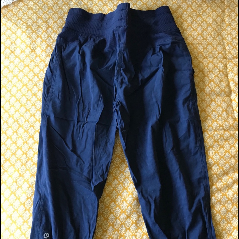 Blue Lululemon Capris